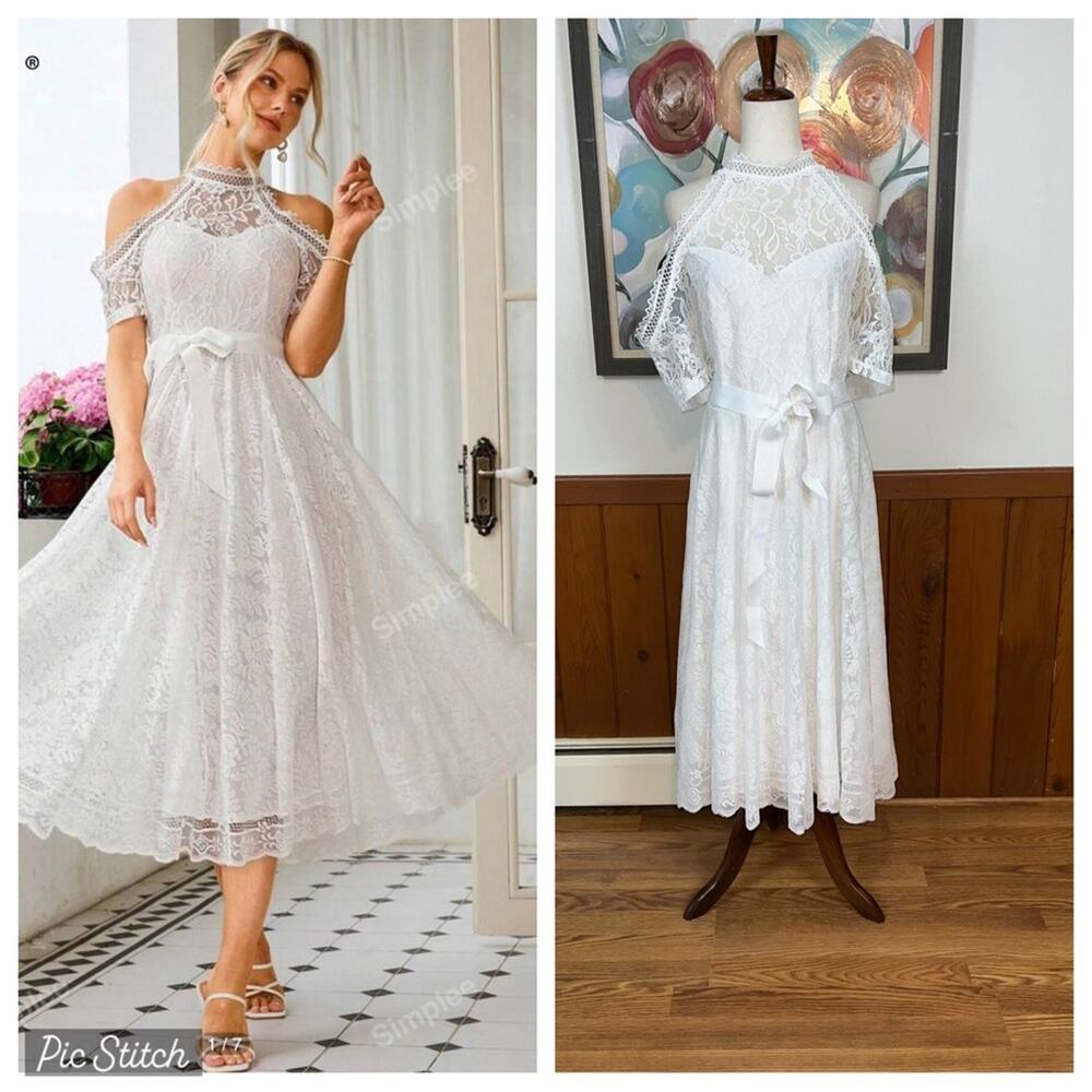 Pretty Boutique Lace Rehearsal/Reception/Wedding Dress!